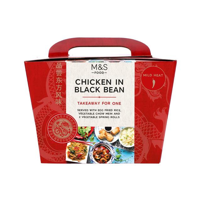 M & S Chicken in Black Bean Takeaway for One, 540g