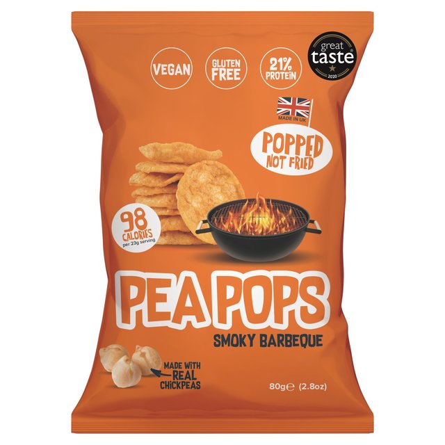 Pea Pops Smoky Barbeque, 80g