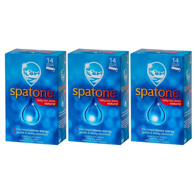 Spatone Daily Iron Shots Sachets 3x14, 14 per Pack