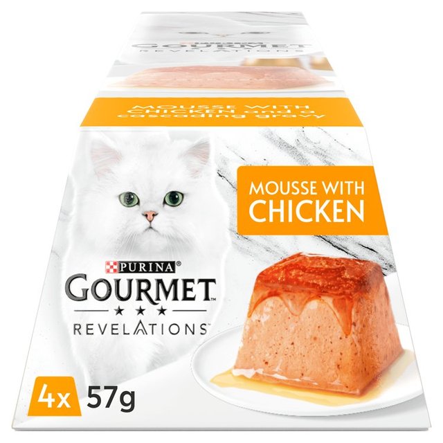 Gourmet Revelations Chicken in Gravy Wet Cat Food, 4 x 57g