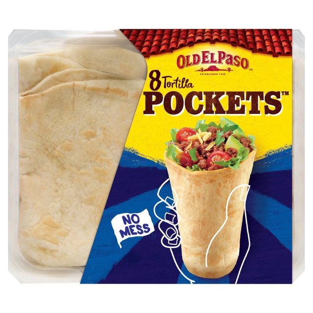 Old El Paso Tortilla Pocket Fajita Wraps, 8 Per Pack