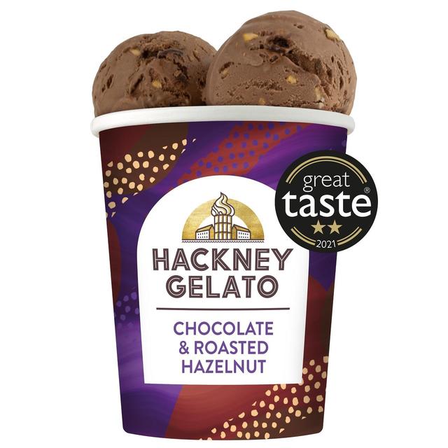 Hackney Gelato Chocolate & Roasted Hazelnut Gelato, 460ml