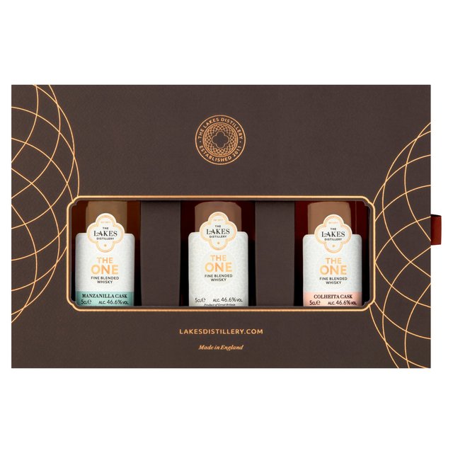 The Lakes Distillery Whisky Collection, 3 x 5cl