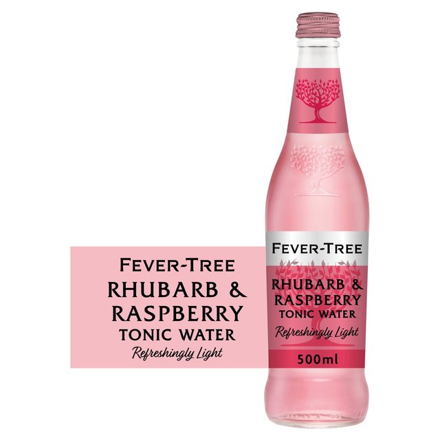 Fever-Tree Light Rhubarb & Raspberry Tonic, 500ml