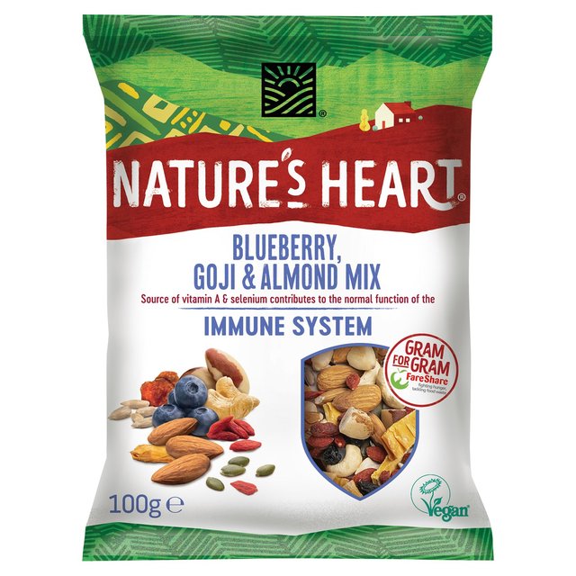 Nature’s Heart Blueberry, Goji & Almond Immune System Mix, 100g