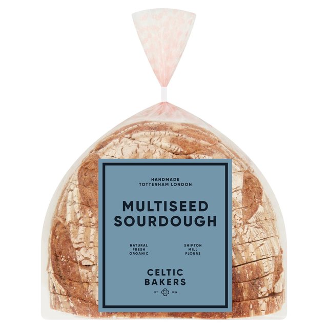 Celtic Bakers Organic Multiseed Sourdough, 500g