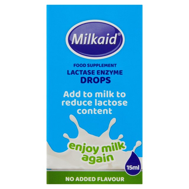 Milkaid Lactase Enzyme Drops, 15ml