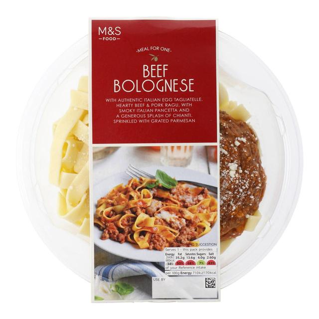 M & S Beef Bolognese With Tagliatelle, 400g