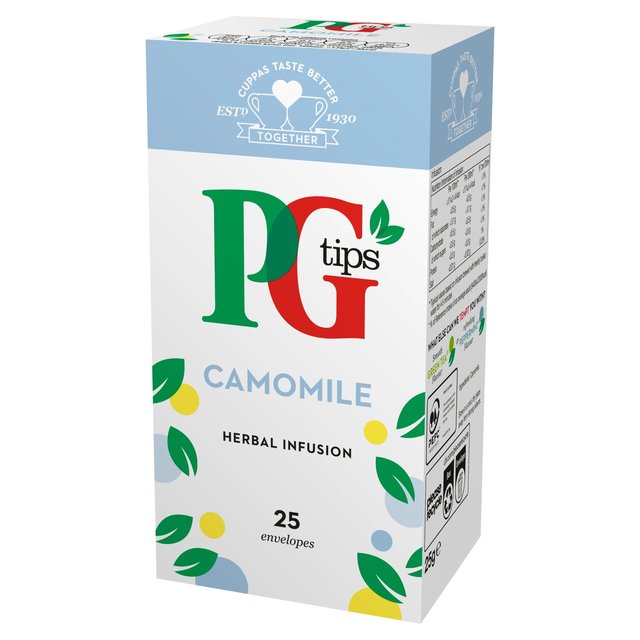 PG Tips Camomile Infusion Tea Bags, 25 Per Pack