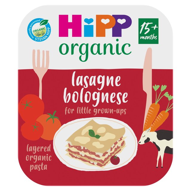 HiPP Organic Lasagne Bolognese for Little Grown ups Tray Meal 15m+, 250g