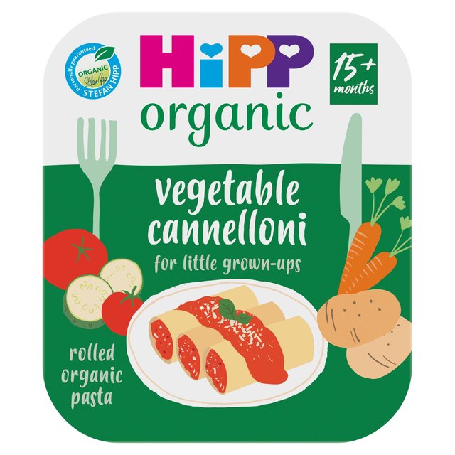 HiPP Organic Vegetable Cannelloni for Little Grown ups Tray Meal 15m+, 250g