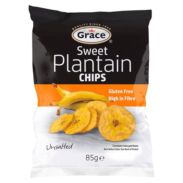 Grace Sweet Plantain Chips, 85g