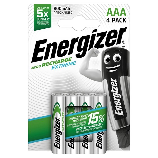 Energizer Extreme AAA Rechargeable Batteries