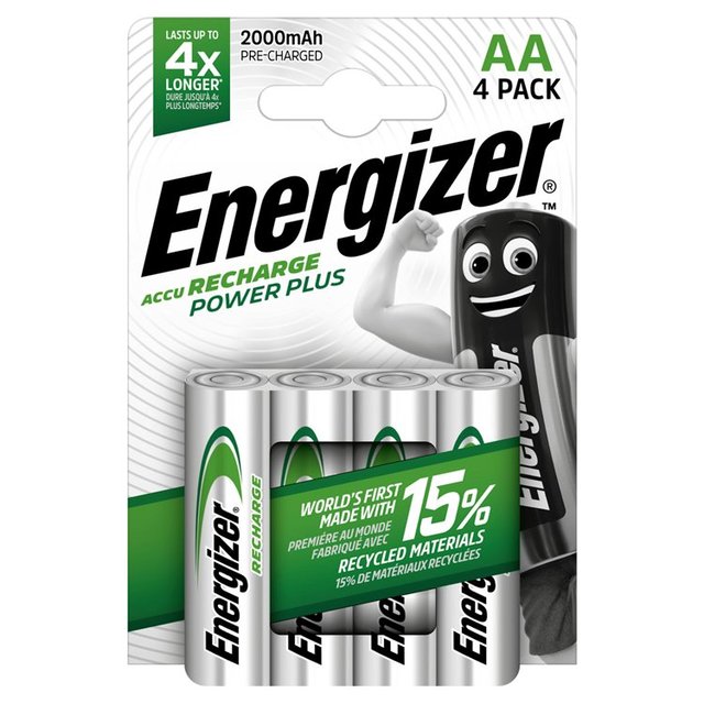 Energizer Power Plus AA Rechargeable Batteries
