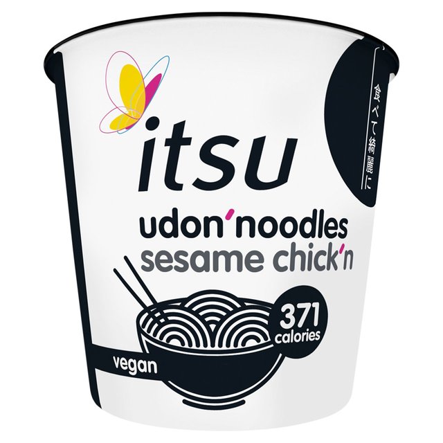 Itsu Sesame Chick’n Udon Noodles Pot, 180g