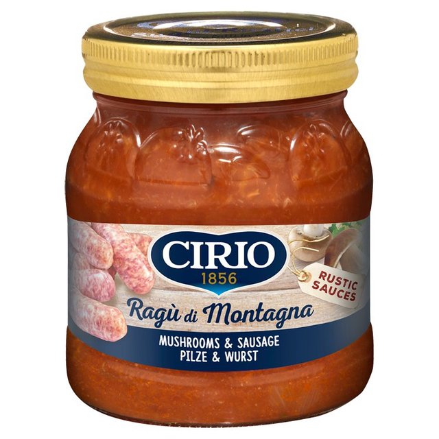 Cirio Sausage & Mushroom Pasta Sauce Ragu, 350g