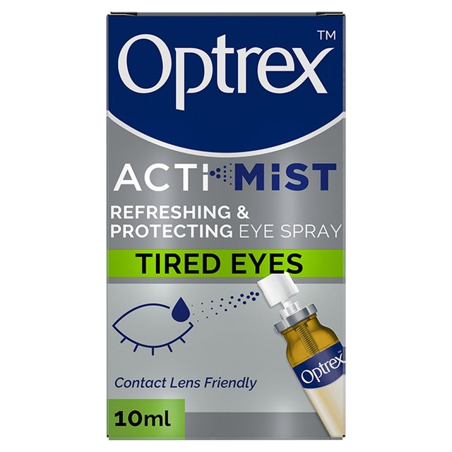 Optrex ActiMist Double Action Spray Tired Strained Eyes, 10ml
