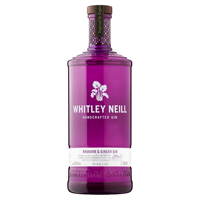 Whitley Neill Rhubarb & Ginger Gin, 175cl