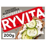 Ryvita Crispbread Cracked Black Pepper Crackers