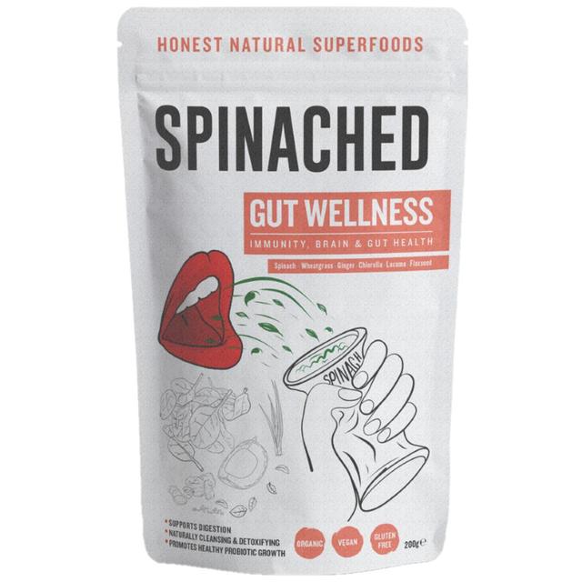 Spinached Organic Gut Wellness Probiotic Growth & Digestion Supplement, 200g