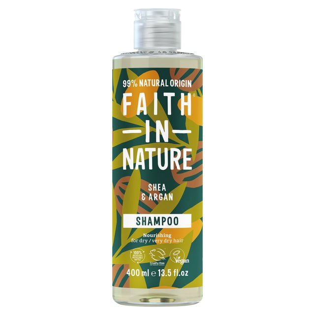 Faith in Nature Shea & Argan Shampoo, 400ml