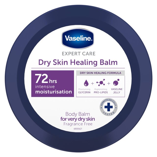 Vaseline Expert Care Dry Skin Healing Balm Body Cream, 250ml