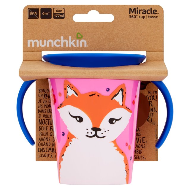 Munchkin Miracle 360 Eco Trainer Cup, Fox, One Size
