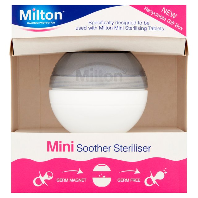 Milton Silver Mini Soother Steriliser, One Size