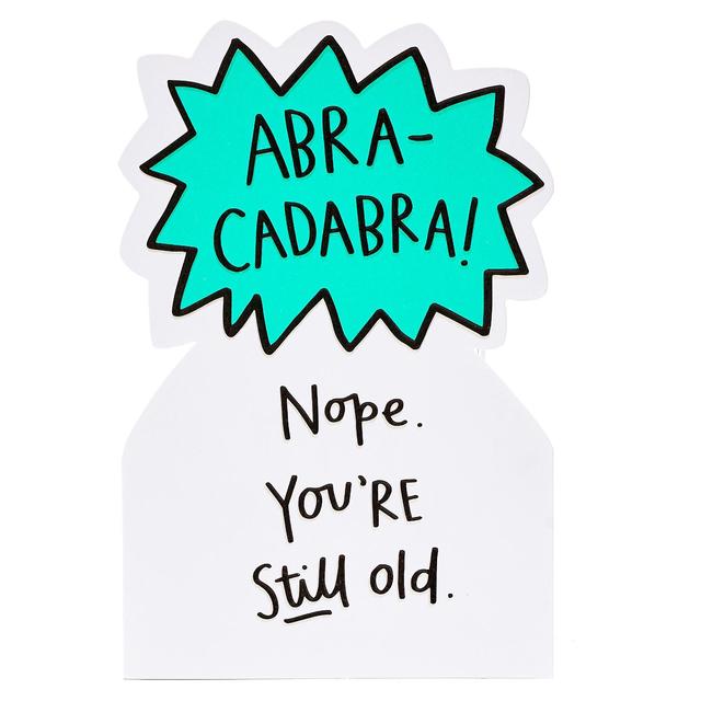 UK Greetings Abracadabra Birthday Card, 12.1x18.4cm