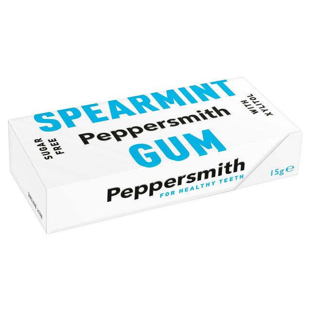Peppersmith 100% Xylitol Spearmint Gum, 15g
