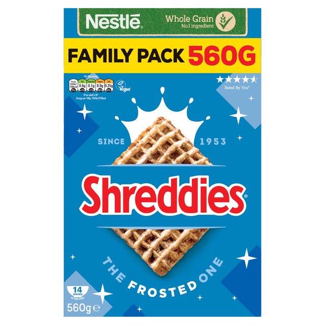 Nestle Shreddies The Frosted One Cereal, 560g