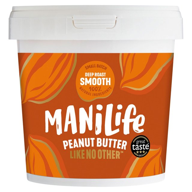ManiLife Deep Roast Smooth Peanut Butter, 1kg