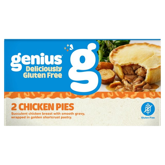 Genius Gluten Free Chicken Pies, 320g