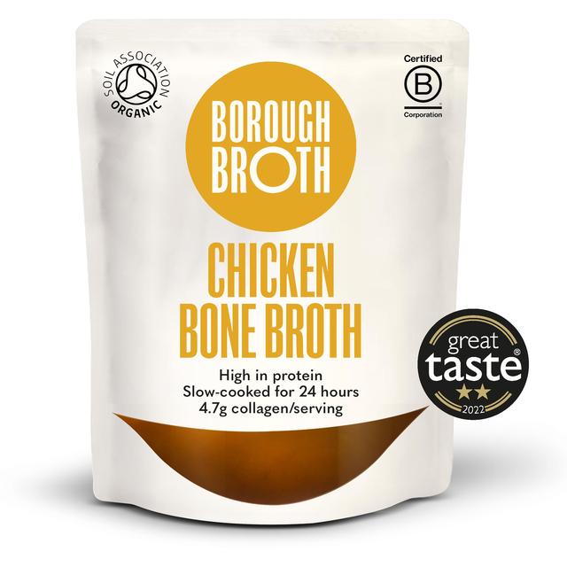 Borough Broth Free-Range Organic Chicken Bone Broth Large Pack, 1kg