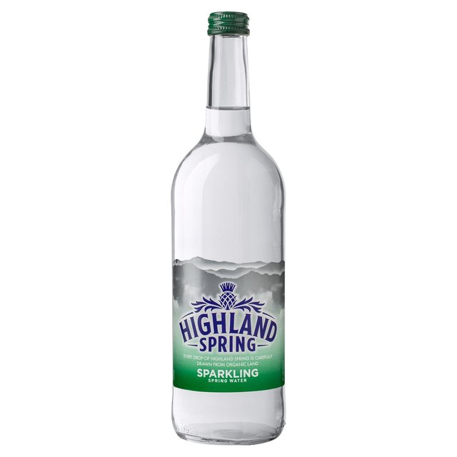 Highland Spring Sparkling Water Glass, 750ml