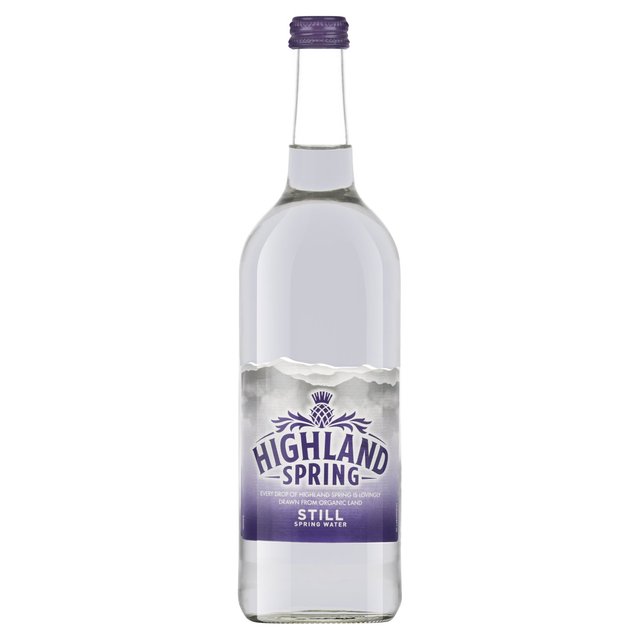 Highland Spring Still Water Glass, 750ml