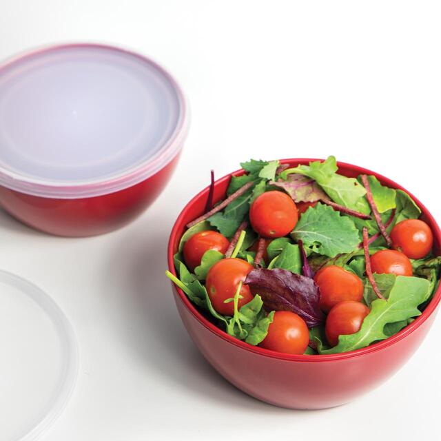 KitchenAid Universal Prep Bowl Set Red Ocado