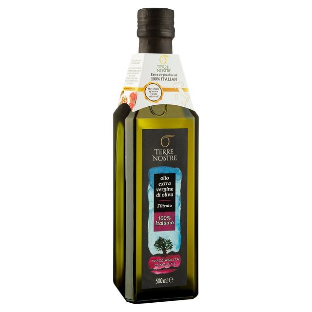 Terre Nostre 100% Italian Filtered Extra Virgin Olive Oil, 500ml