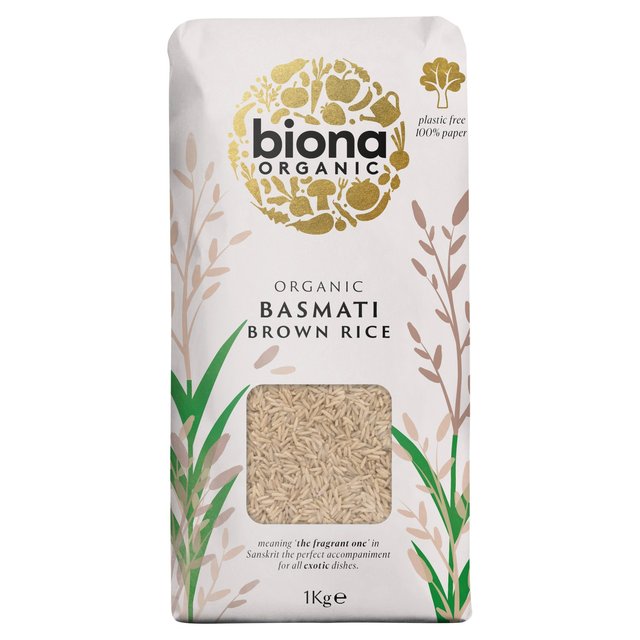 Biona Organic Basmati Brown Rice, 1kg