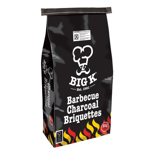 Big K Charcoal Briquettes FSC, 3kg