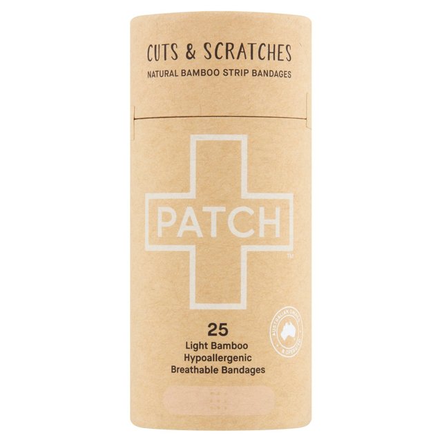 Patch Bamboo Sensitive Plasters Natural, 25 Per Pack