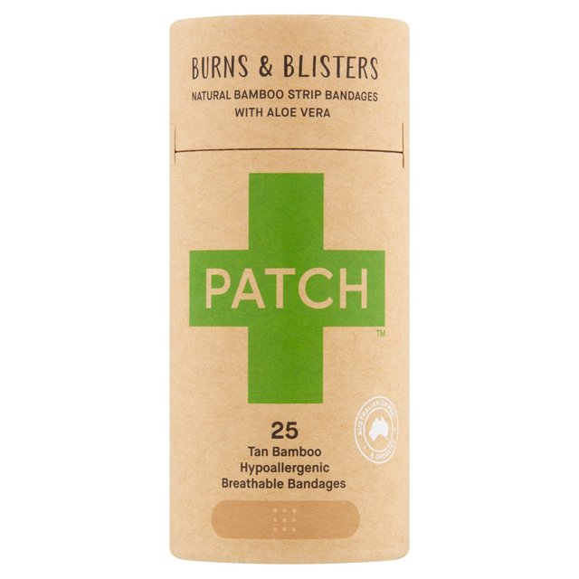 Patch Bamboo Sensitive Plasters Aloe Vera, 25 Per Pack