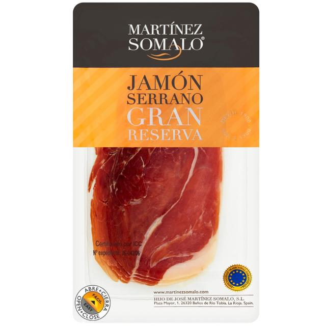 Martinez Somalo Sliced Serrano Ham Gran Reserva, 100g