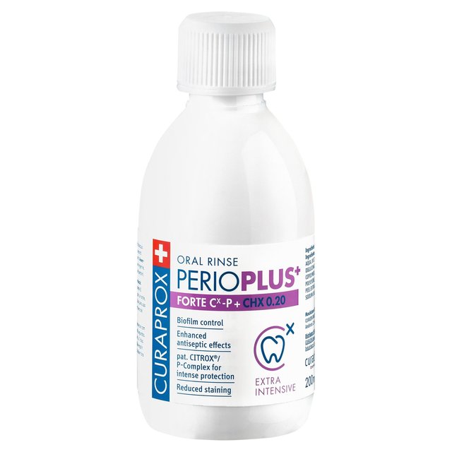 Curaprox PerioPlus Oral Rinse Forte, 200ml