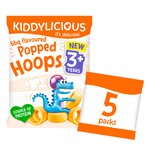 Kiddylicious BBQ Popped Hoops, 3 Yrs+ Multipack
