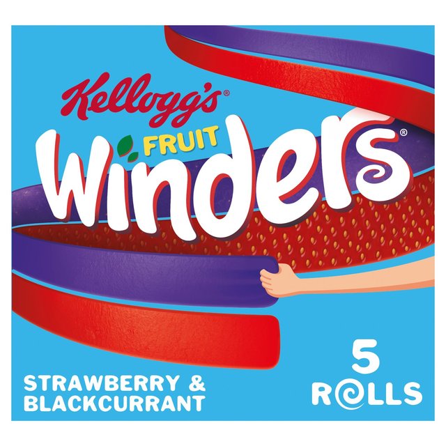 Kellogg’s Winders Strawberry & Blackcurrant, 5 x 17g