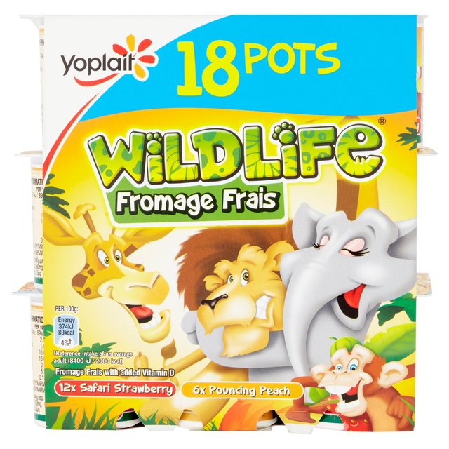 Wildlife Variety Pack Fromage Frais, 18 x 45g