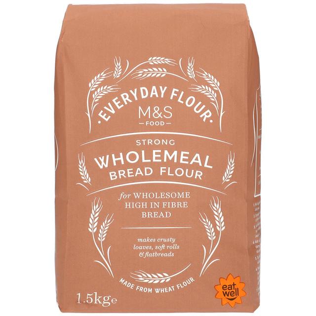 M & S Strong Wholemeal Bread Flour, 1.5kg