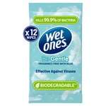 Wet Ones Be Gentle Biodegradeable Antibacterial Wipes