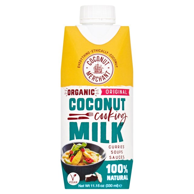 Coconut Merchant Organic Coconut Milk, 330ml